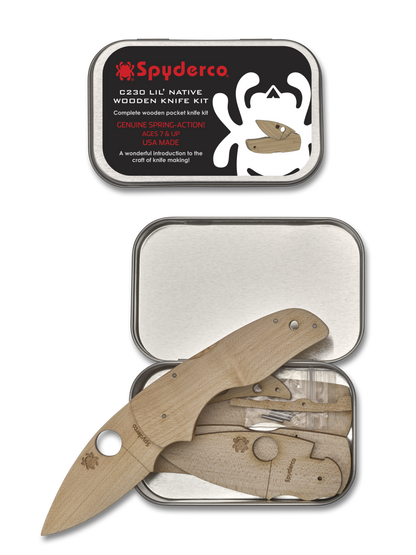 Wooden Spyderco Kit